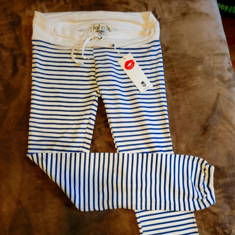 Wildfox Malibu Stripe Skinny Sweats
